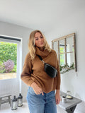 Leather Half Moon Crossbody Bag image 0