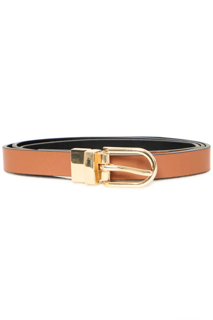 B Young Tan Black Reversible Belt image 5