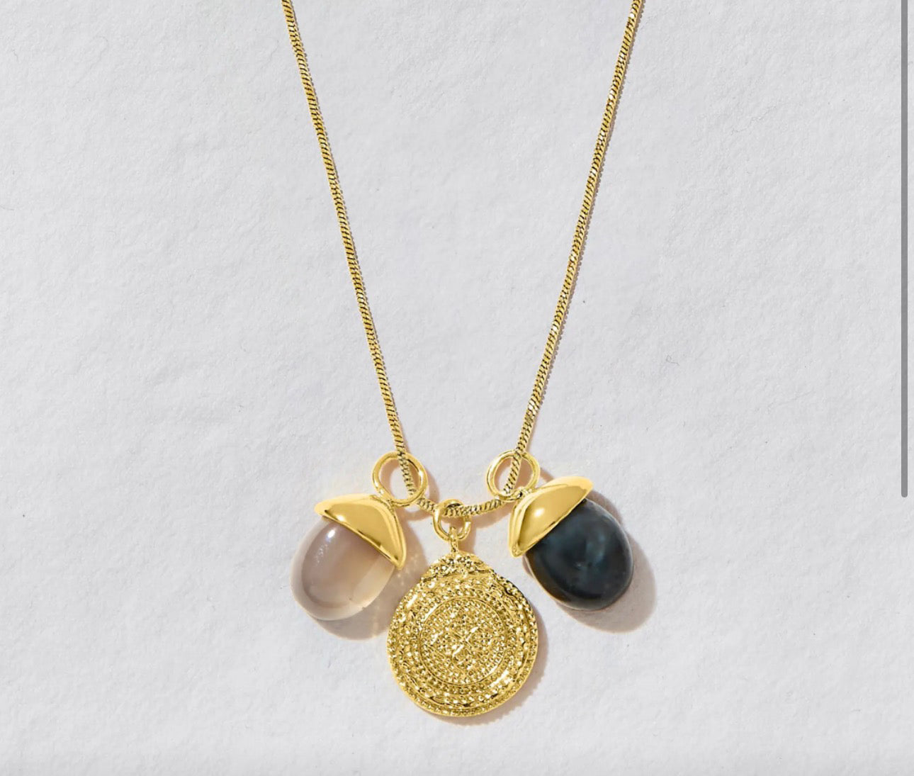 Oasis Gemstone Charm Necklace image 4
