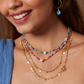 Gaia Beaded Pearl Short Necklace  image 0