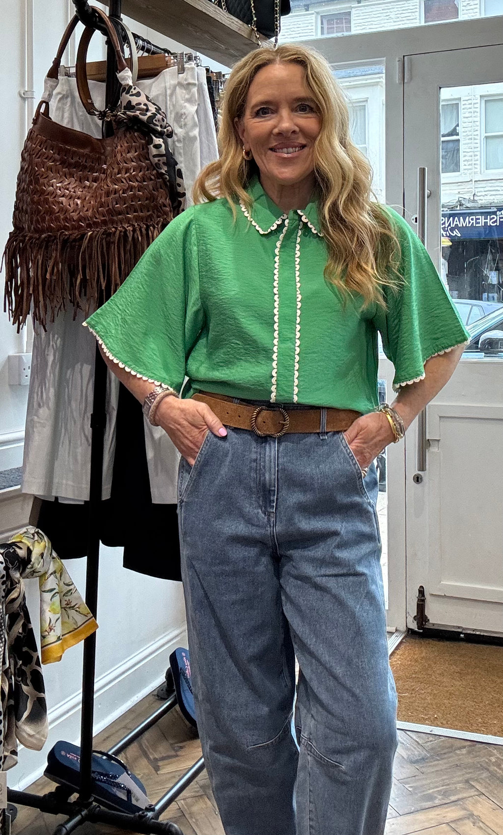 Saint Tropez Barrel Leg Jeans  image 8