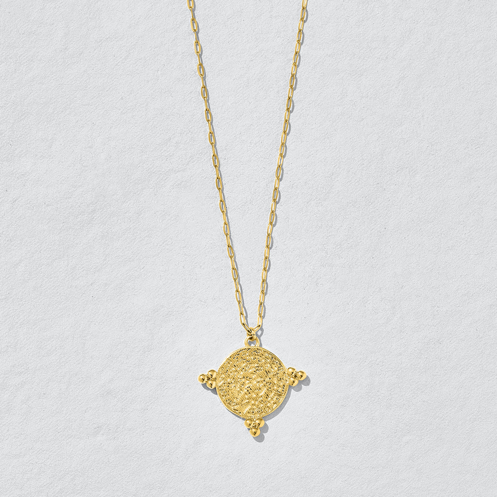 Nyra Gold Coin Necklace image 1