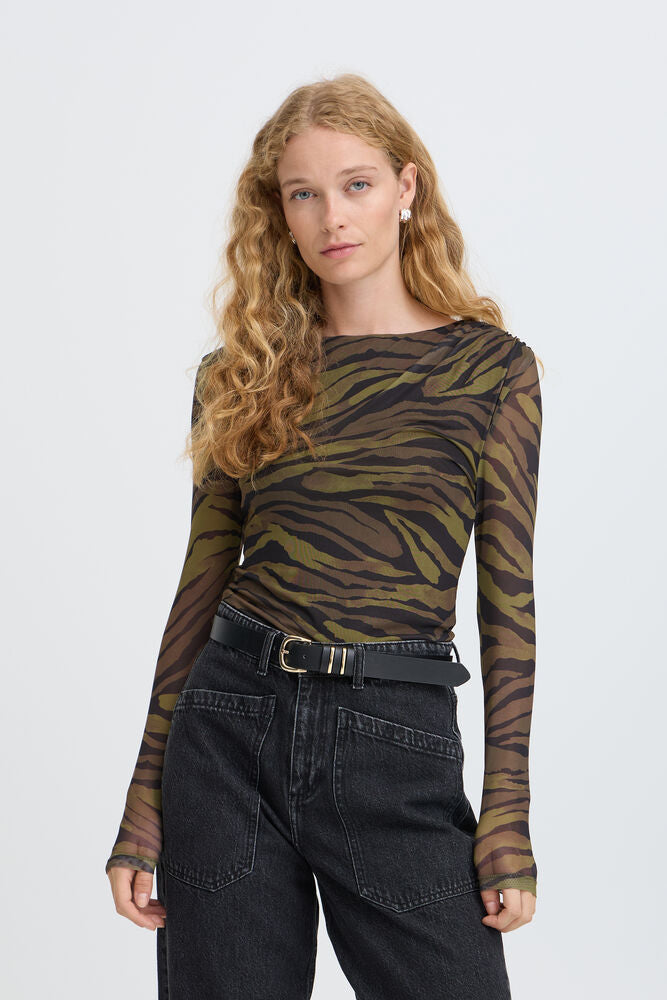 B Young Animal Print Top