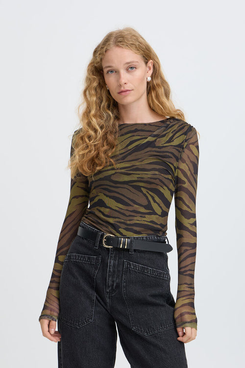 B Young Animal Print Top