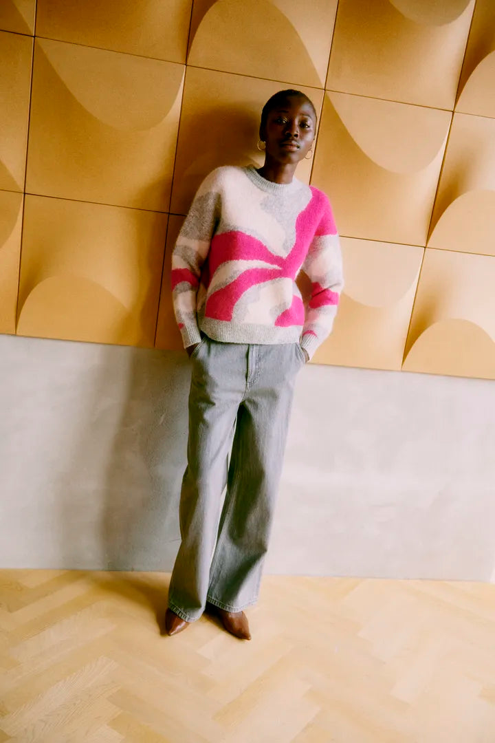 B Young Abstract Sweater  image 6