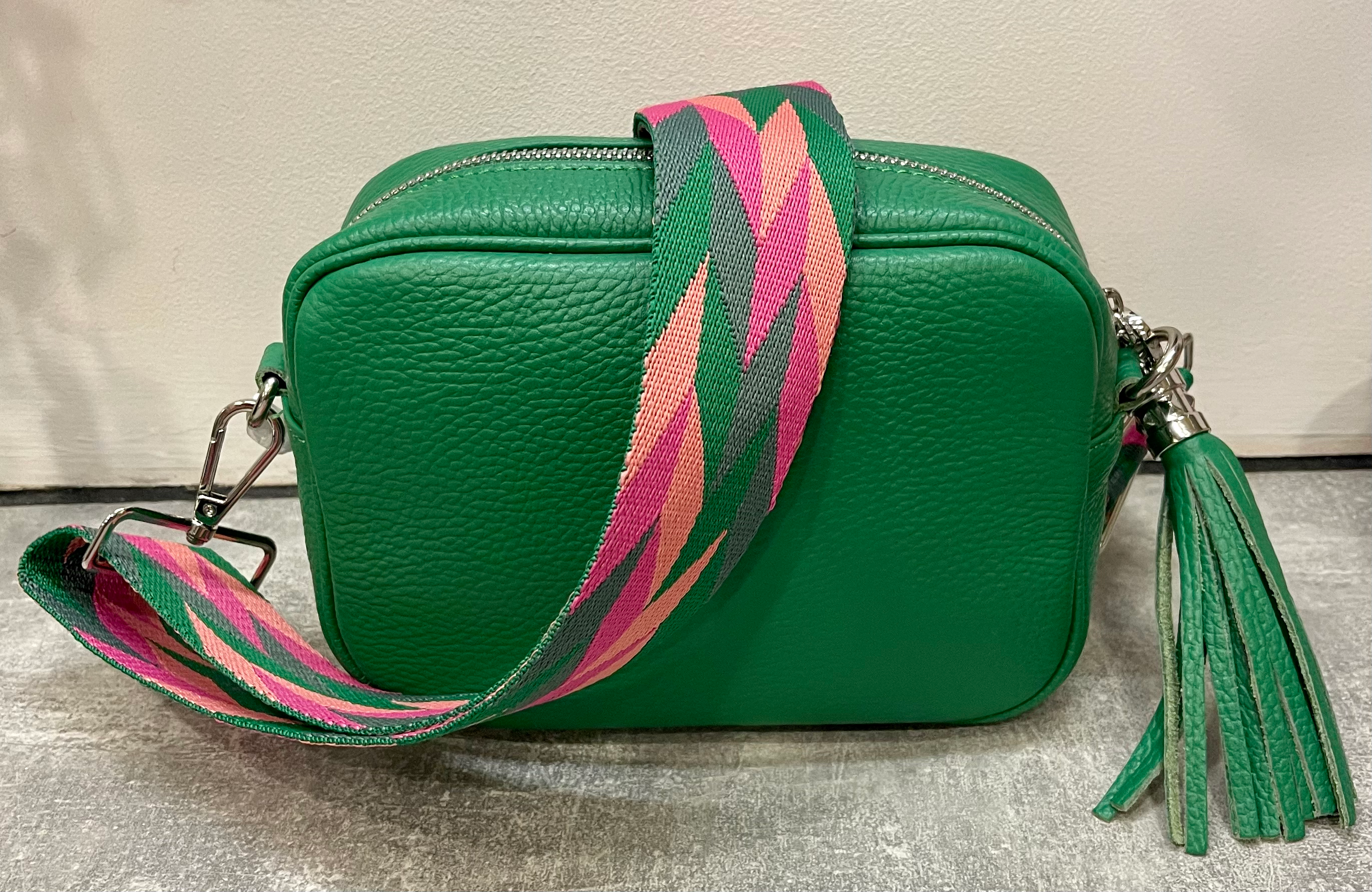 Single Tassel Leather Camera Bag image 6
