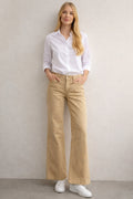 Randly Flared Cotton Chino Trousers  image 0