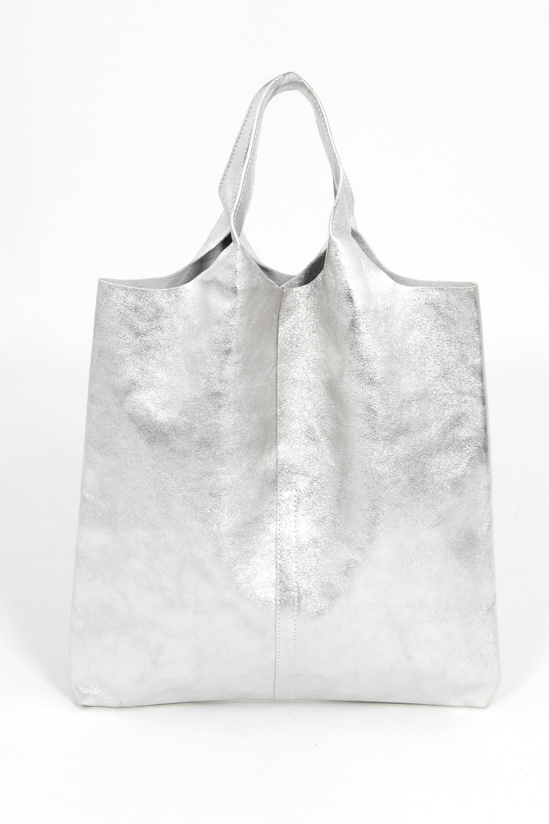 Faith Italian Leather Metallic Shoulder Bag image 3