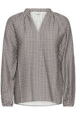 B Young Kia Grey Geometric Blouse Top image 3