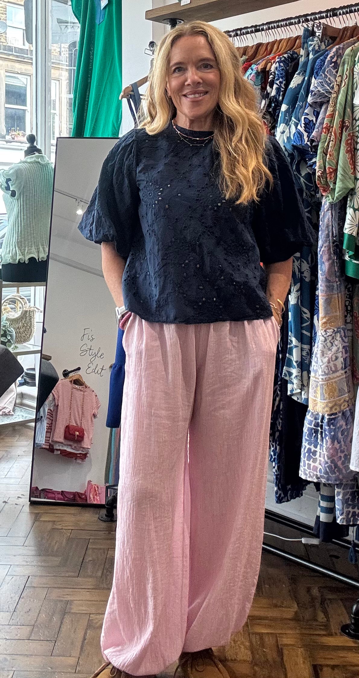 Roma Ballon Crinkle Trousers  image 5