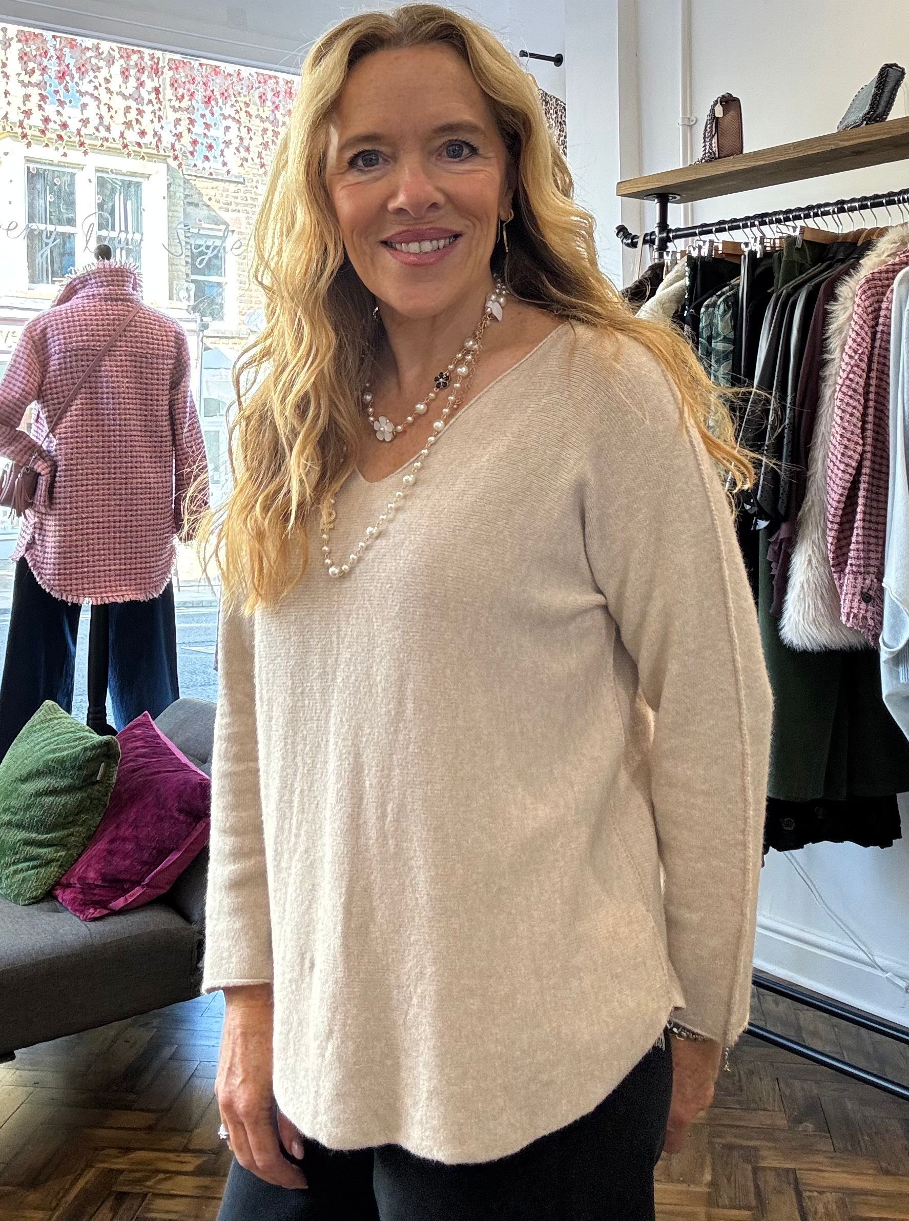 Sorrel V Neck Sweater image 2