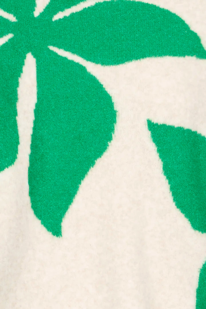 B Young Mea Flower Sweater in Green image 11