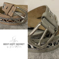 Leopard Print & Sparkle Leather Belt image 0
