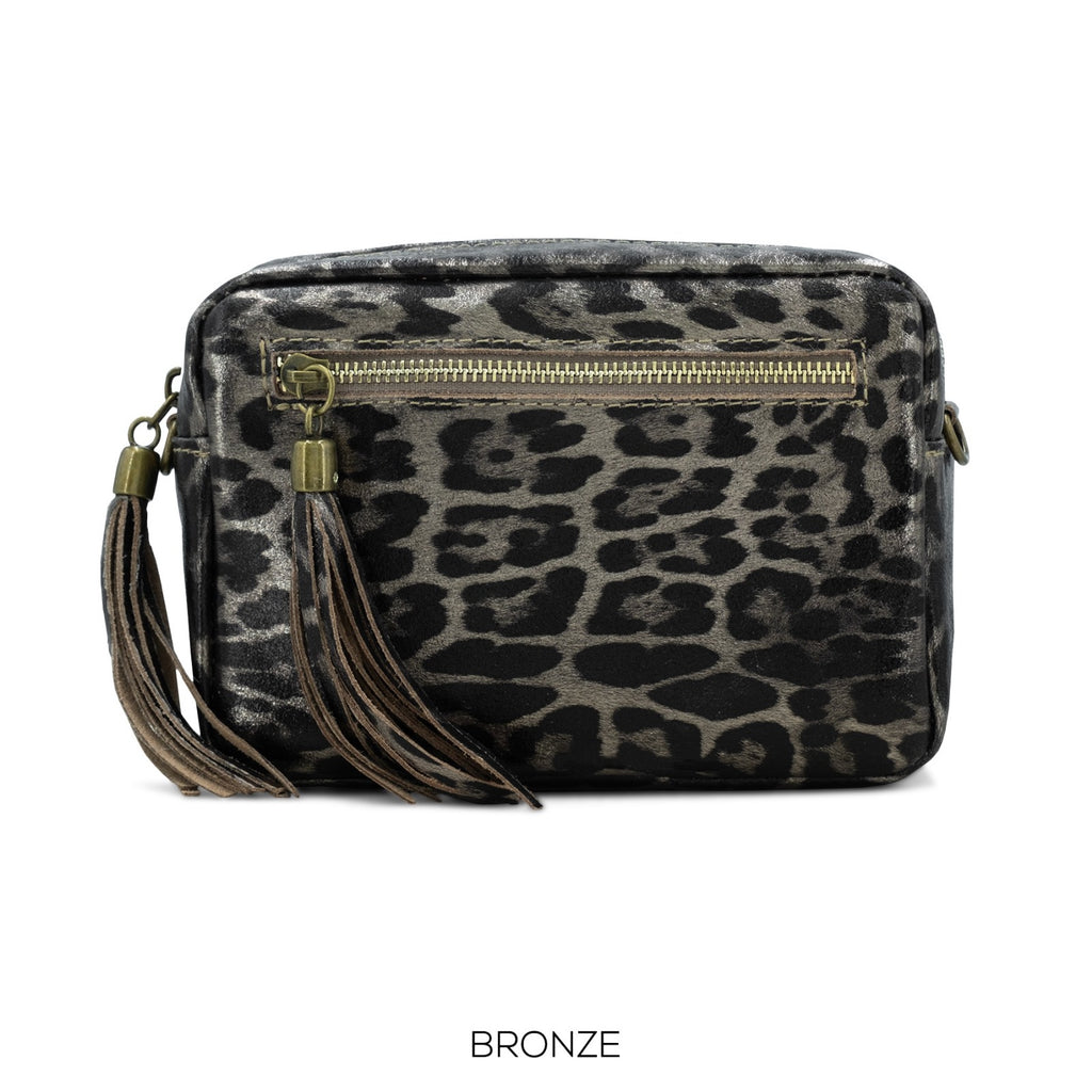 Leopard Print Leather Camera Bag image 0