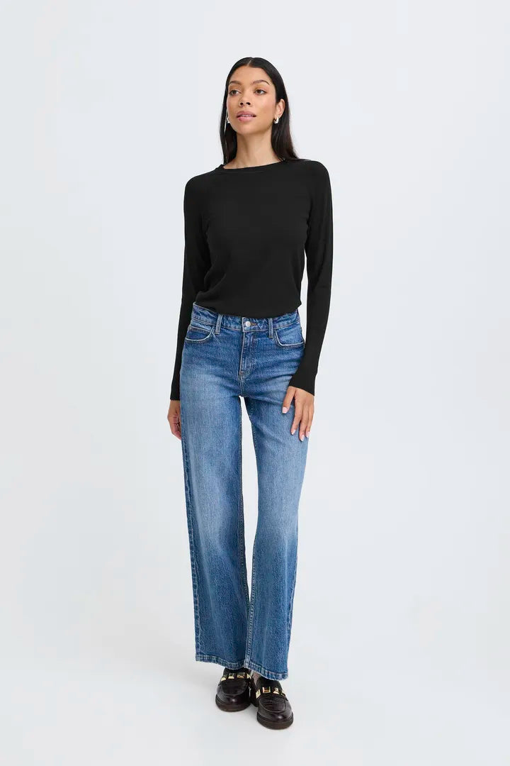 B Young Moral Long Cuff Black Sweater  image 4