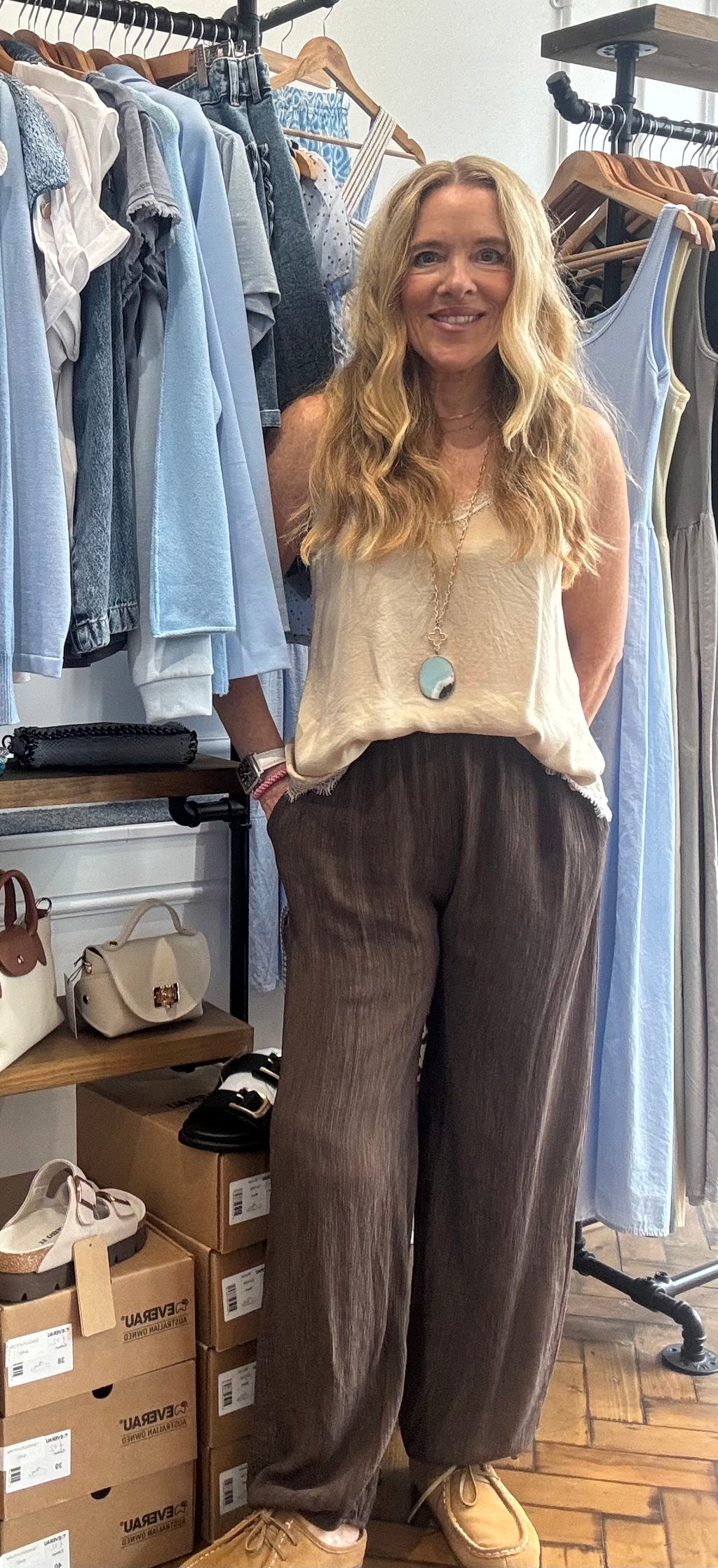Roma Ballon Crinkle Trousers  image 1