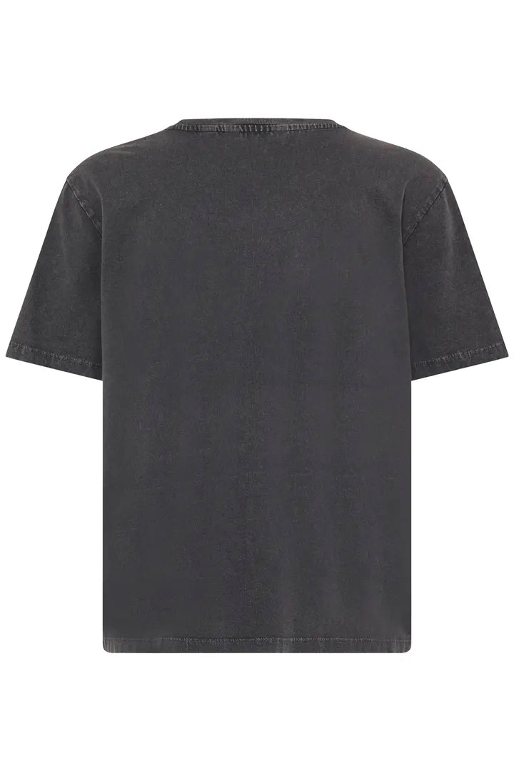 B Young Charcoal Grey Cotton Lovely T-shirt image 3