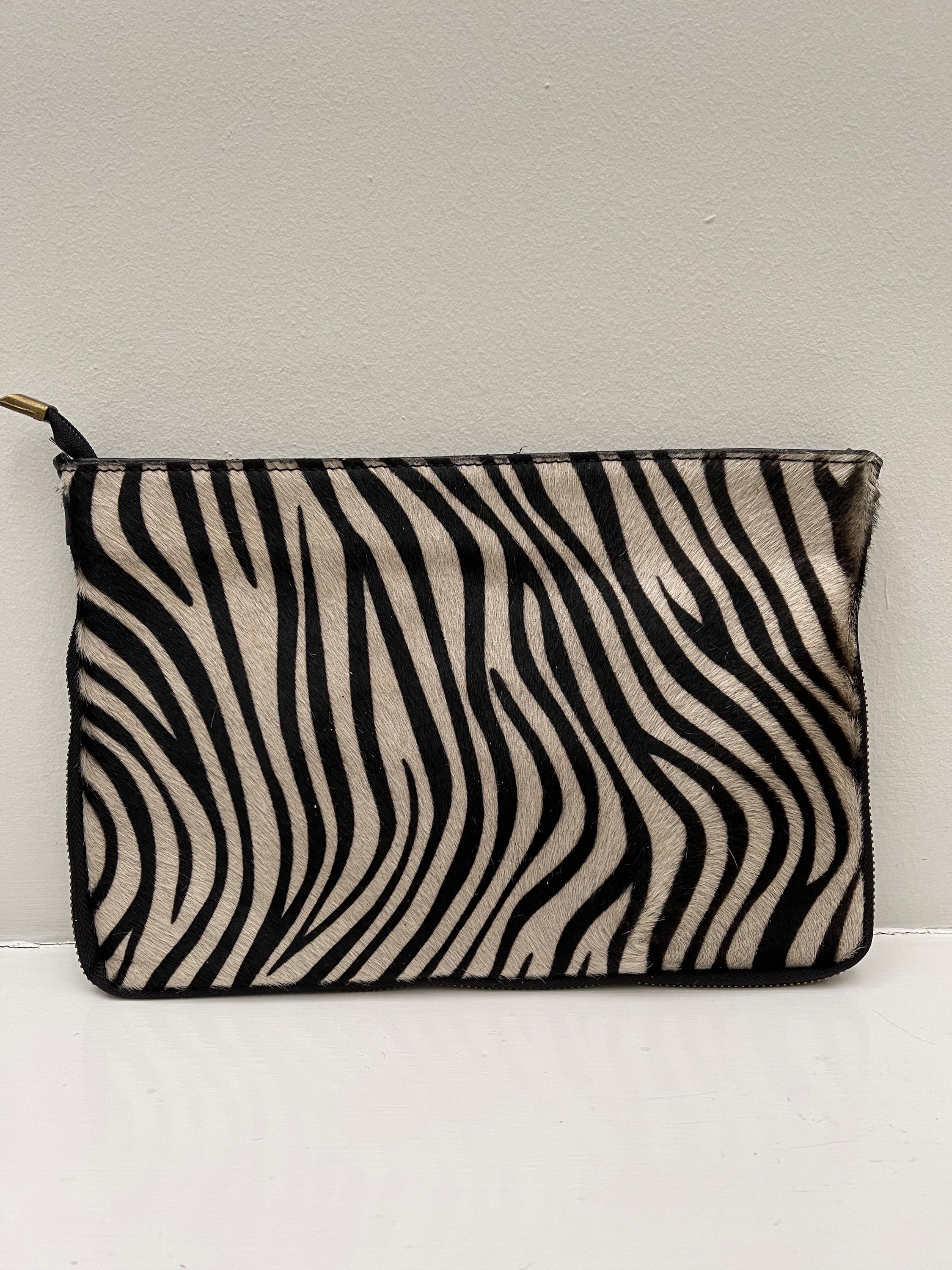 Romeo Leather & Print Crossbody Clutch Bag image 1