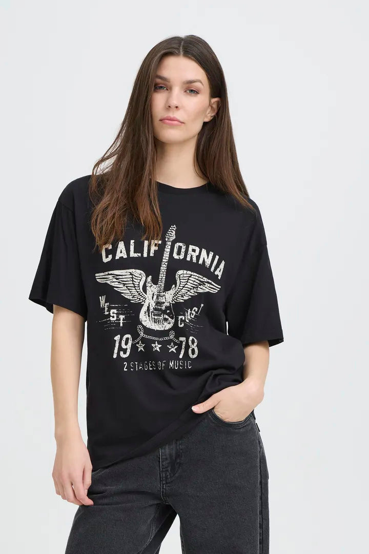 Pulz Abby Black T Shirt image 5