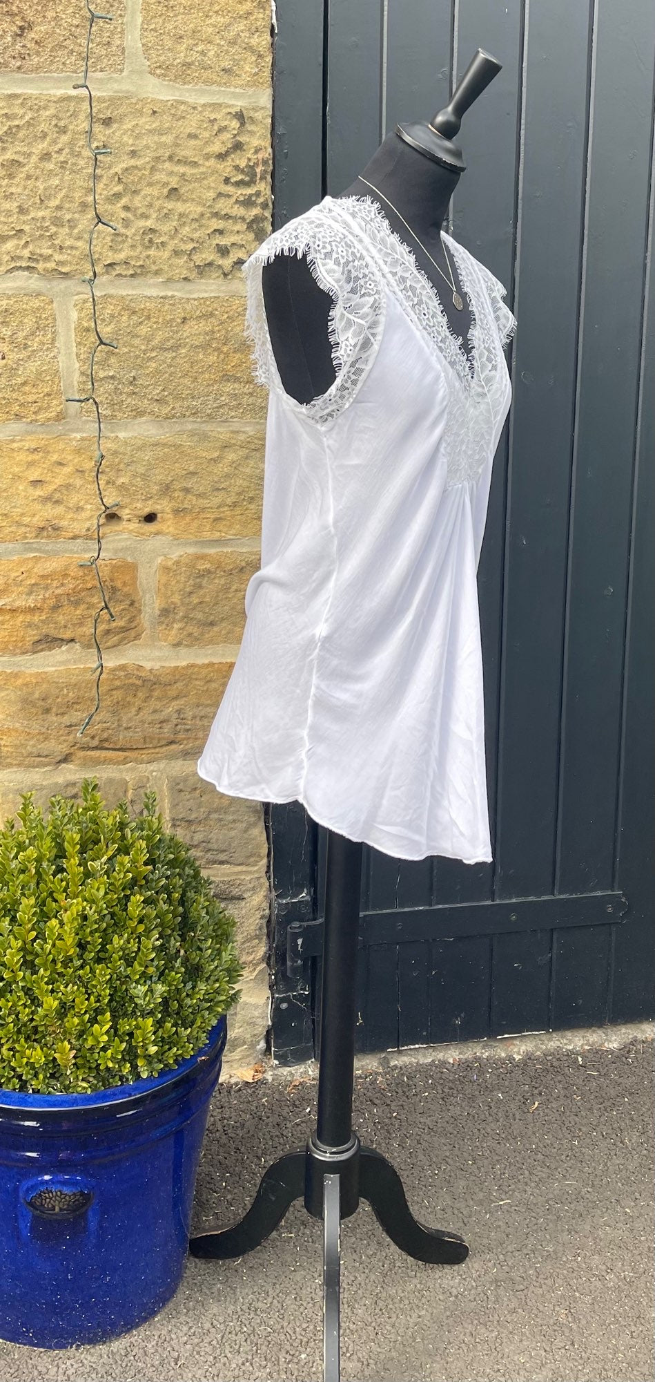 Prunella Pretty Lace Trim Top image 10