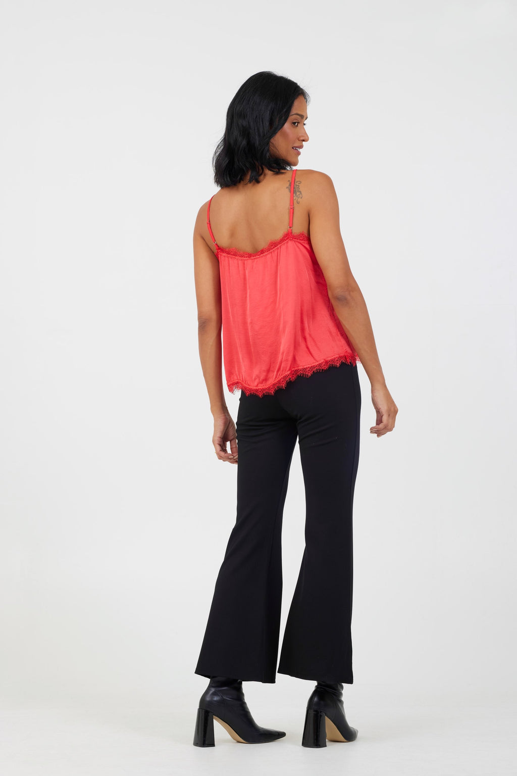 Kerrie Silk Lace Trim Cami Vest Top image 1