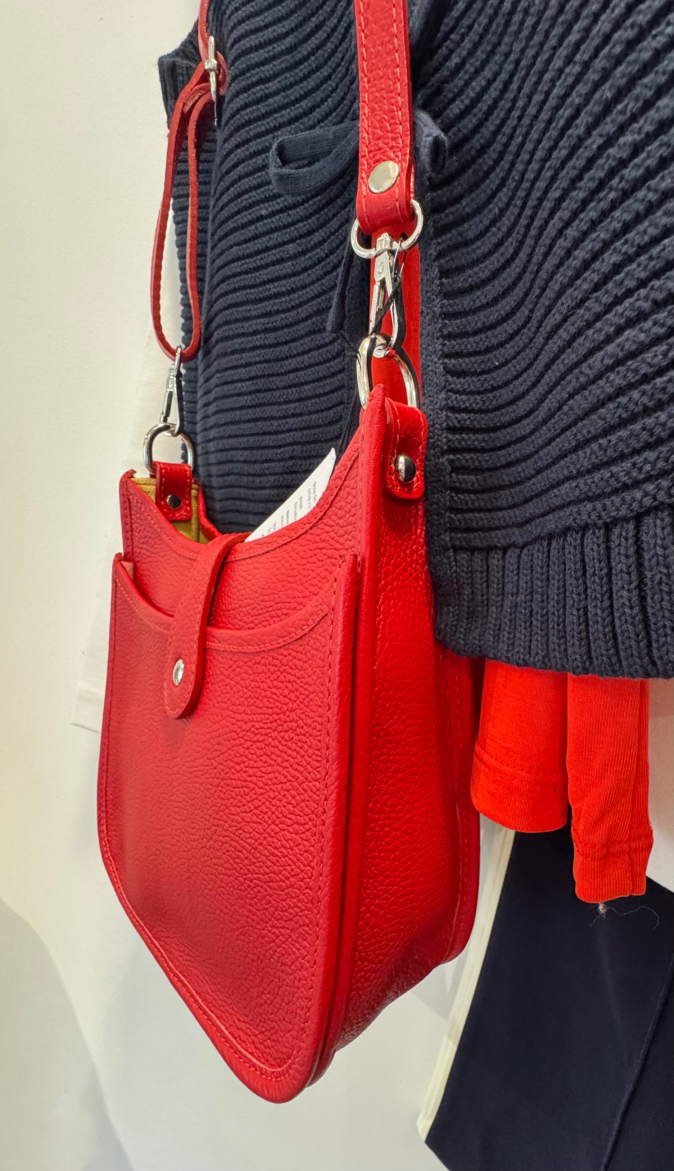 Amalfi Leather Small Saddle Bag image 2