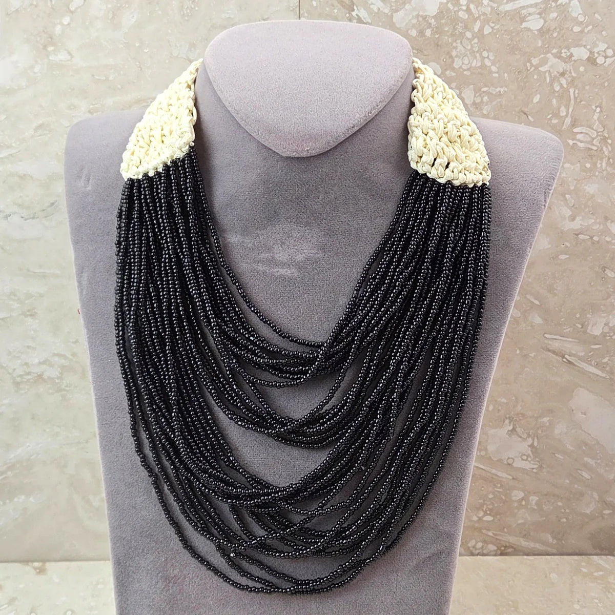 Multistrand Beaded Necklace image 0