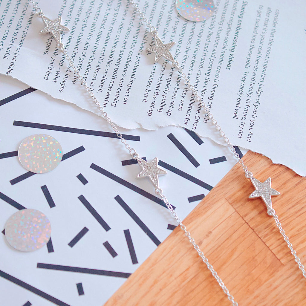 Multi Star Long Necklace  image 1