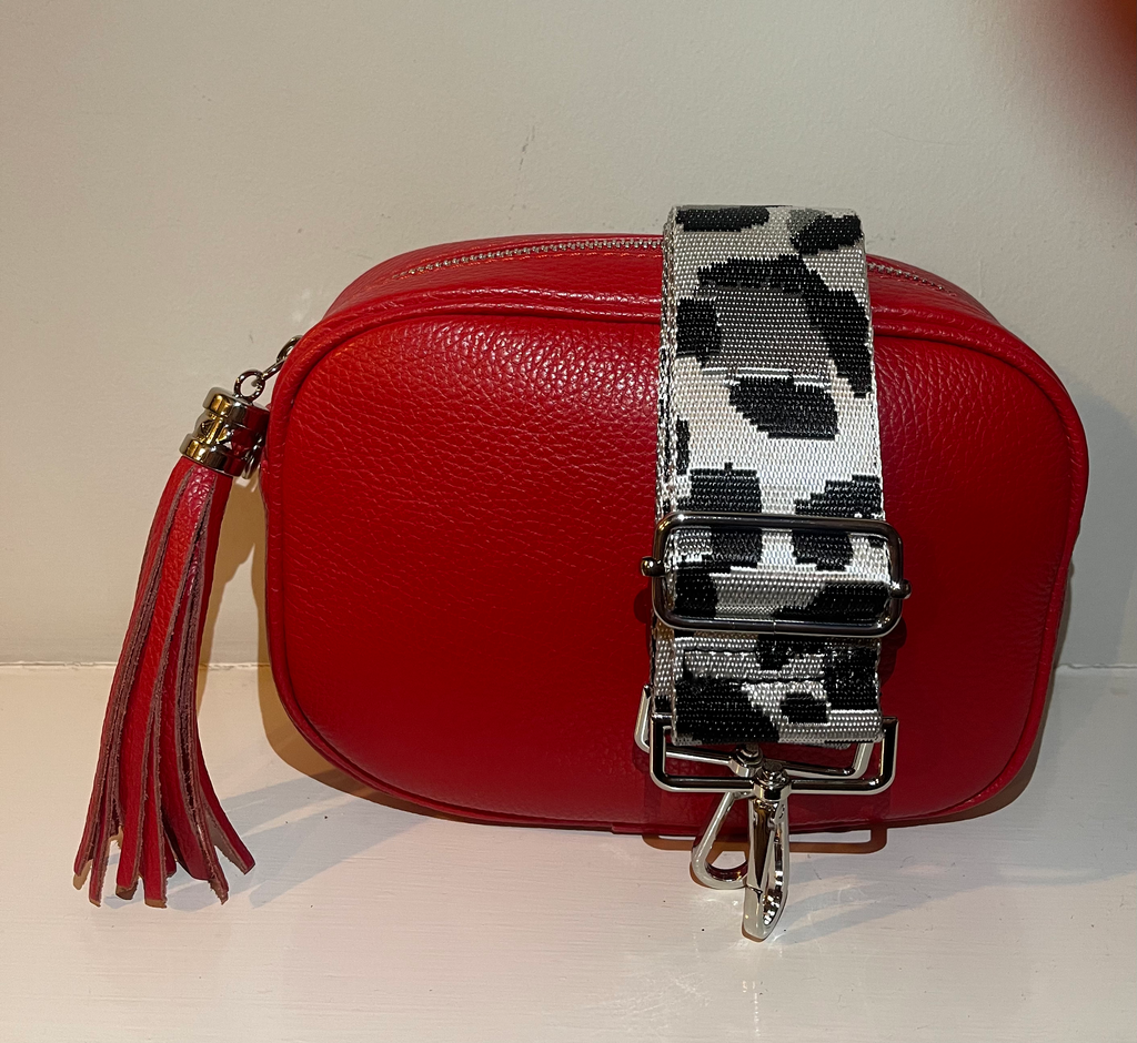 Single Tassel Leather Camera Bag image 9