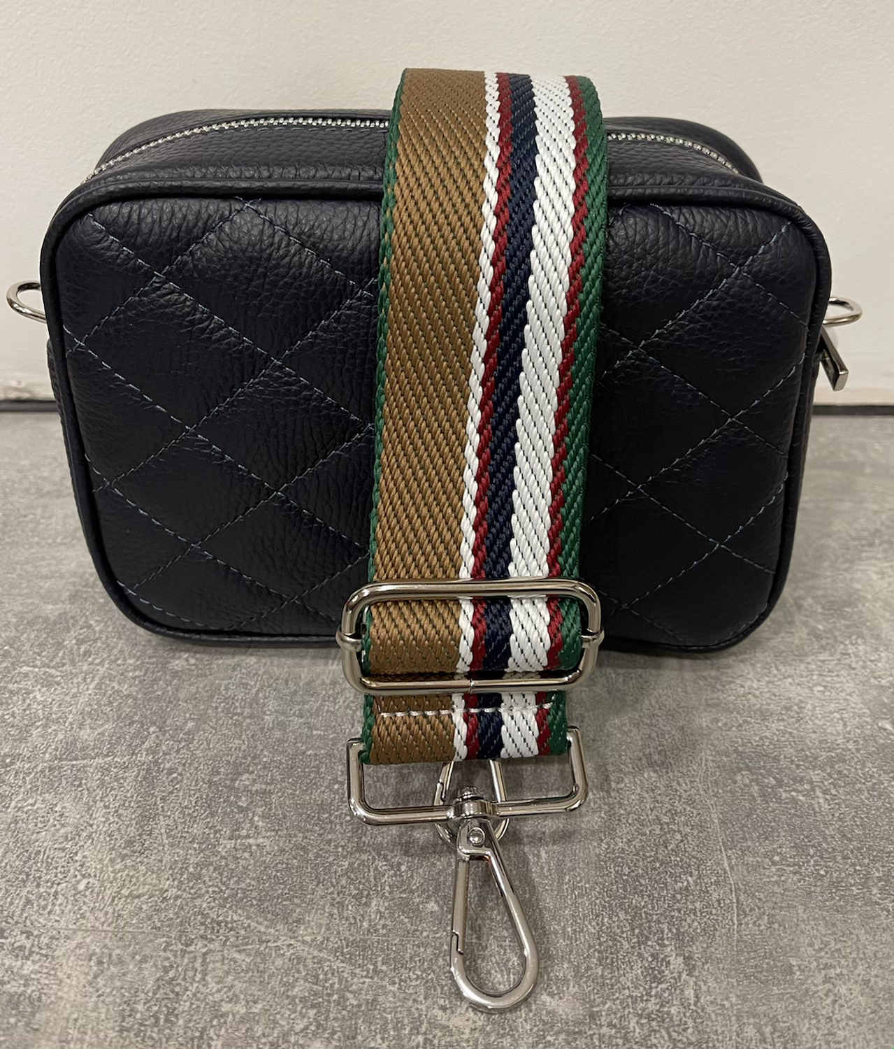 Pisa Italian Leather Quilted Camera Bag image 2