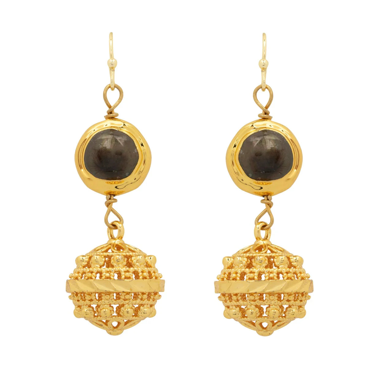 River Grey Drop Earrings  image 1