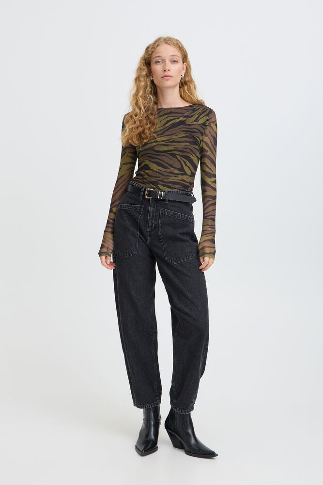 B Young Animal Print Top