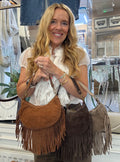 Nashville Suede Fringe Bag