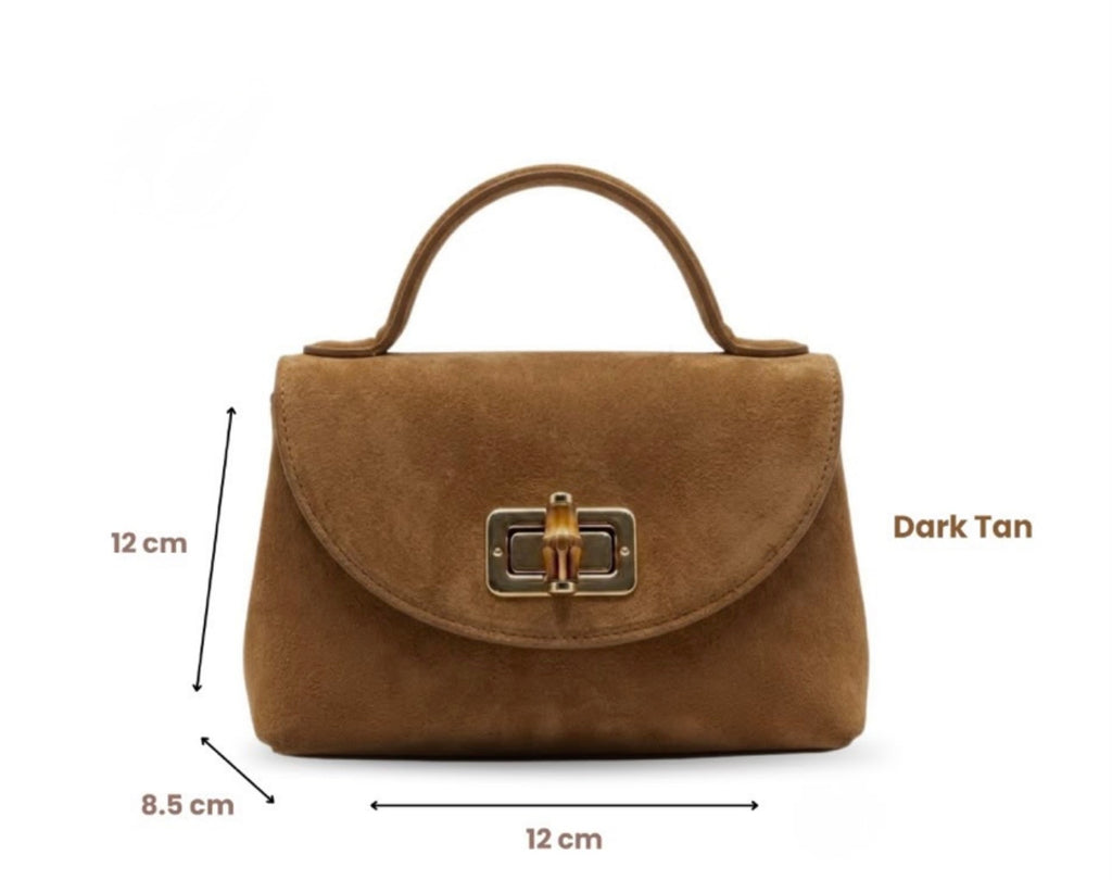 Amalfi Italian Suede Bag