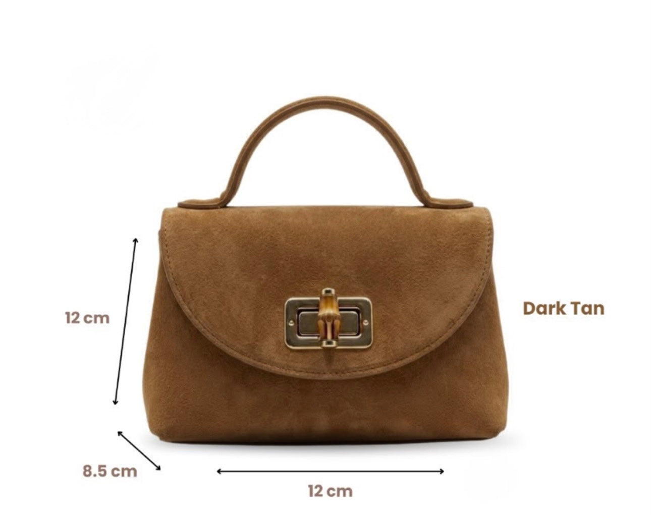 Amalfi Italian Suede Bag