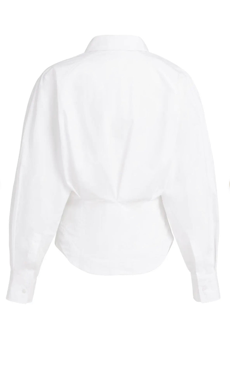 Fleur White Pleat Detail Shirt
