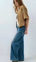 Saskia Long Lose Wide Denim Jeans