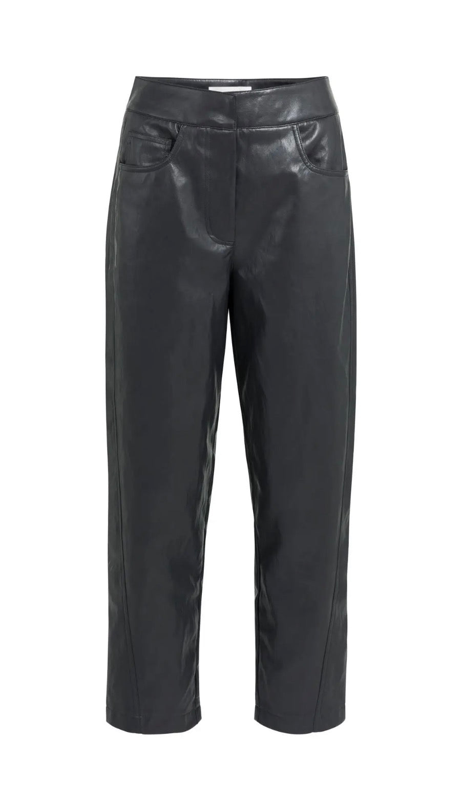 Lottie Faux Leather Carrot Fit Trousers