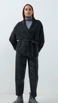 Lottie Faux Leather Carrot Fit Trousers