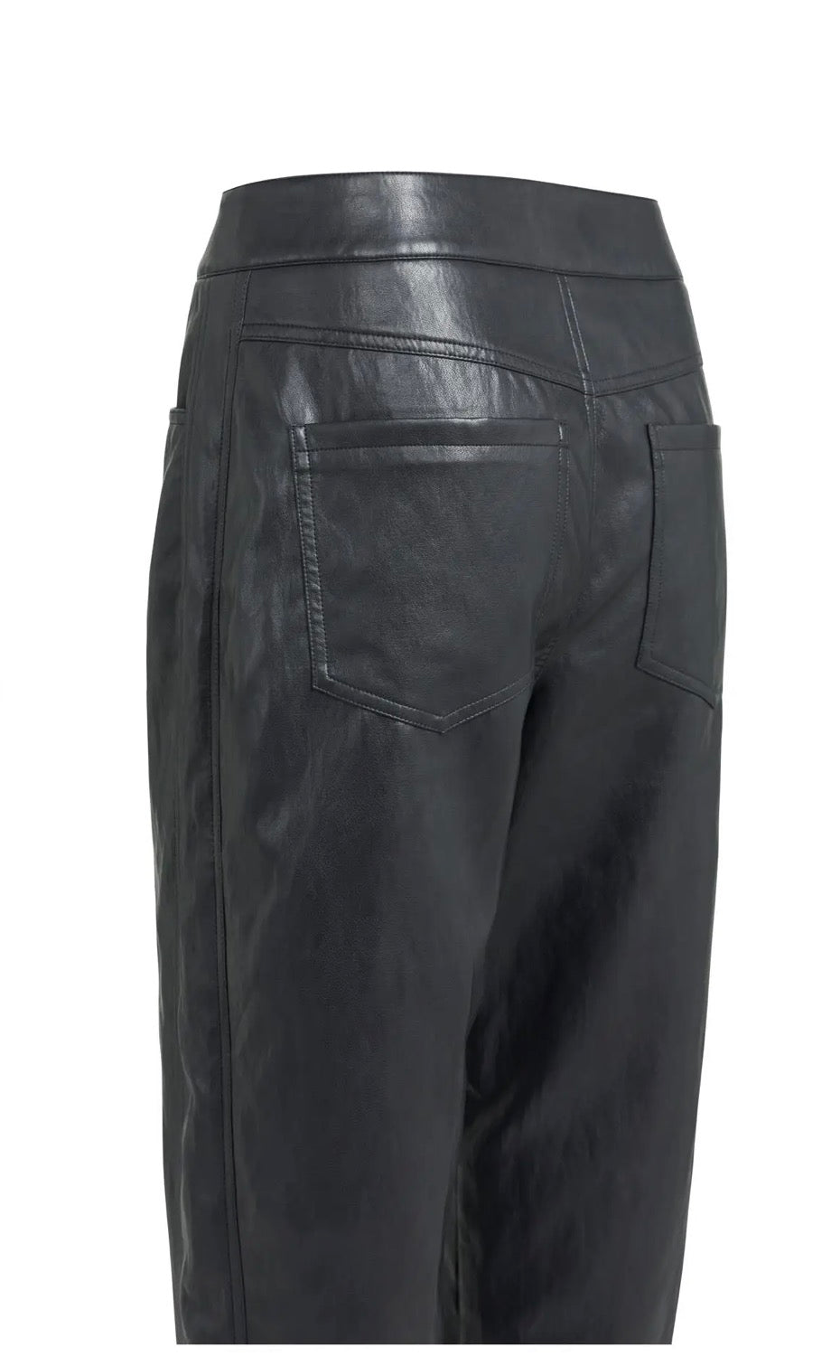 Lottie Faux Leather Carrot Fit Trousers