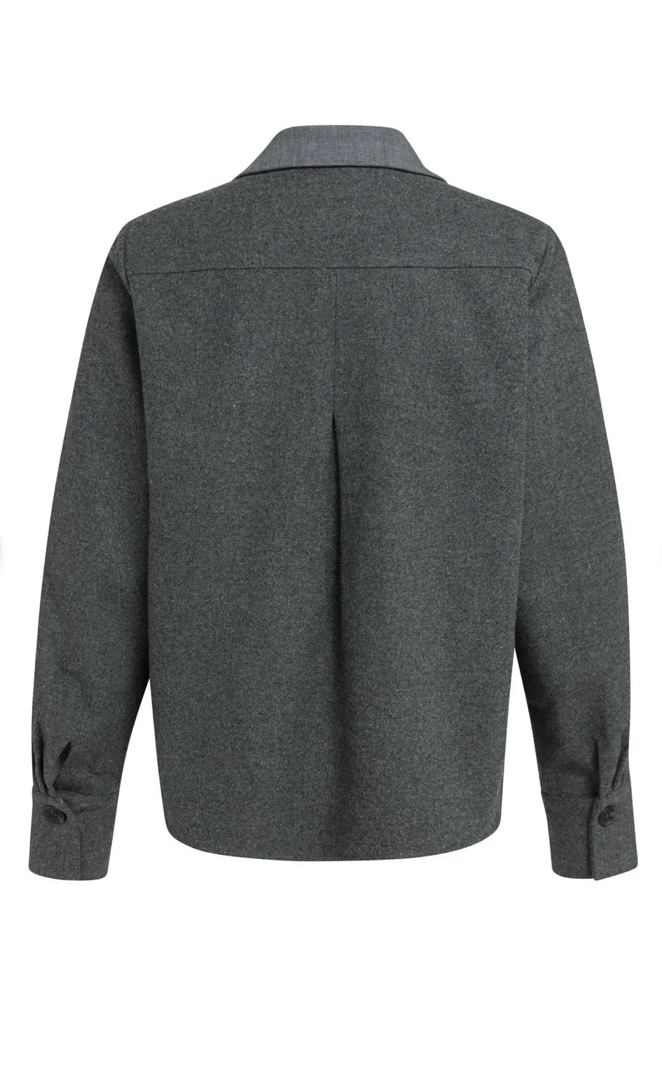 Anouk Contrast Detail Blazer – Grey