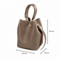 Rimini Italian Leather Mini Bucket Bag