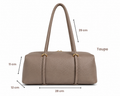 Italian Leather East-West Shoulder Bag