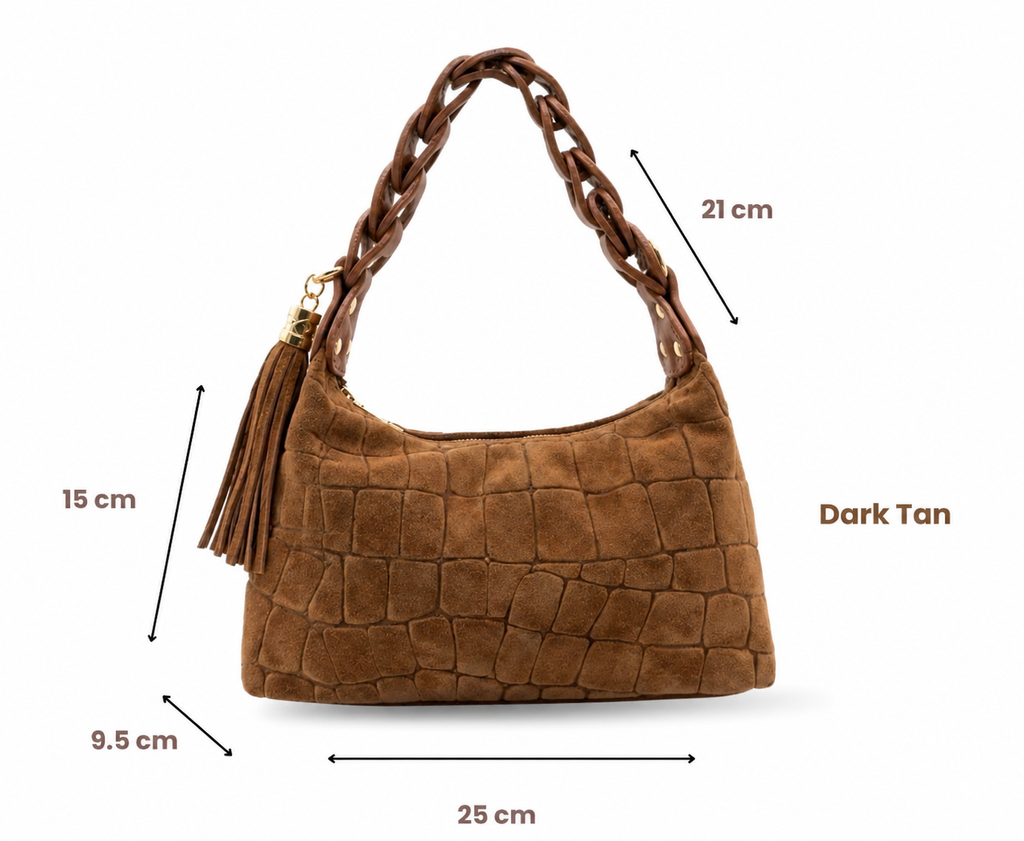 Portofino Suede Leather Bag