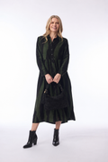 Evie Button Through Midi Dress