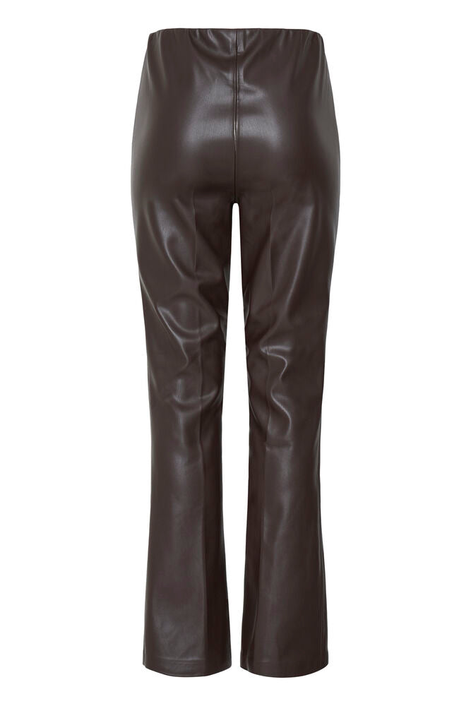 B Young Daja Flare Faux Leather Trousers