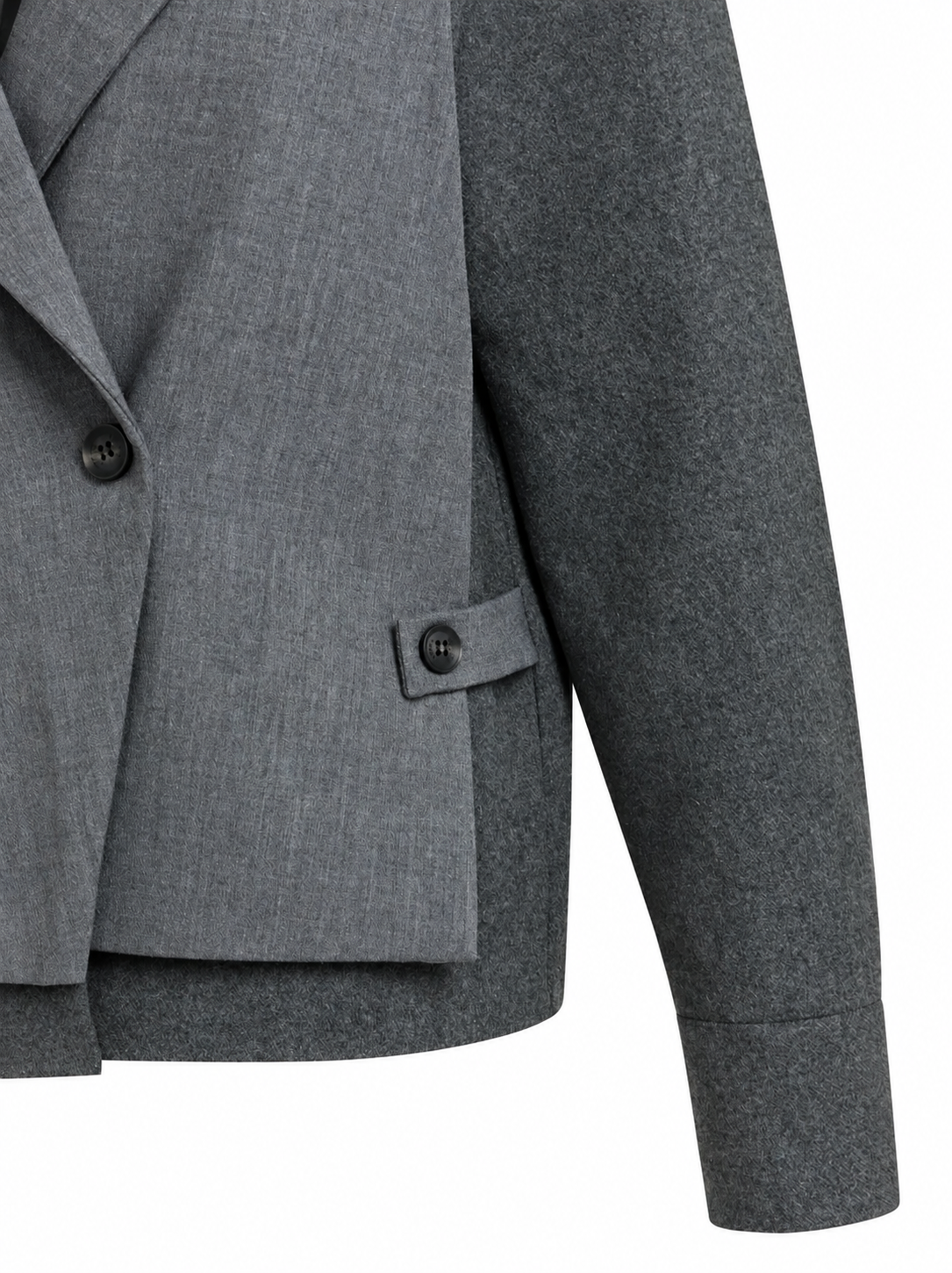Anouk Contrast Detail Blazer – Grey