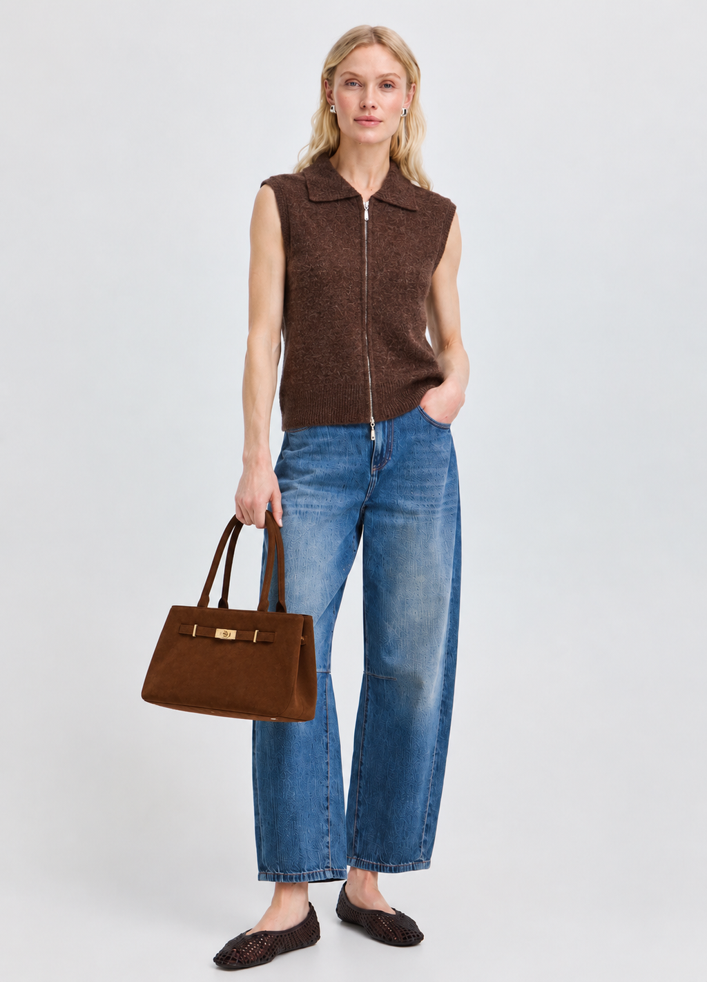 B Young Mea Zip Slipover
