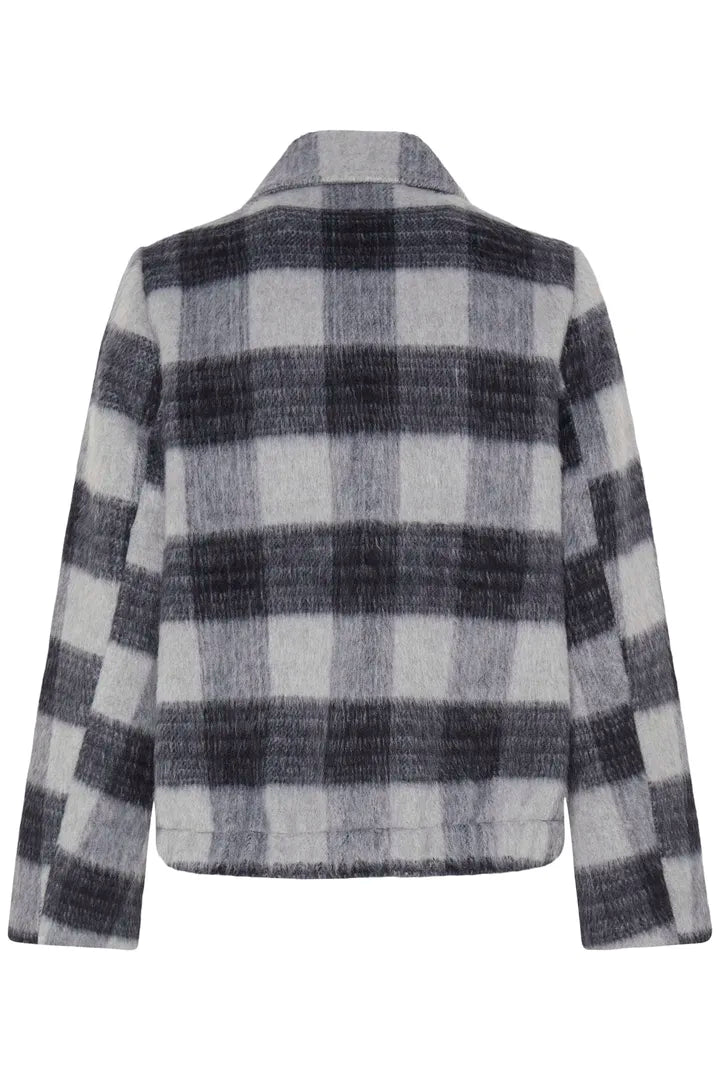 B Young Soma Checked Short Jacket