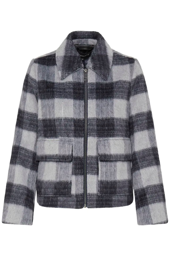 B Young Soma Checked Short Jacket